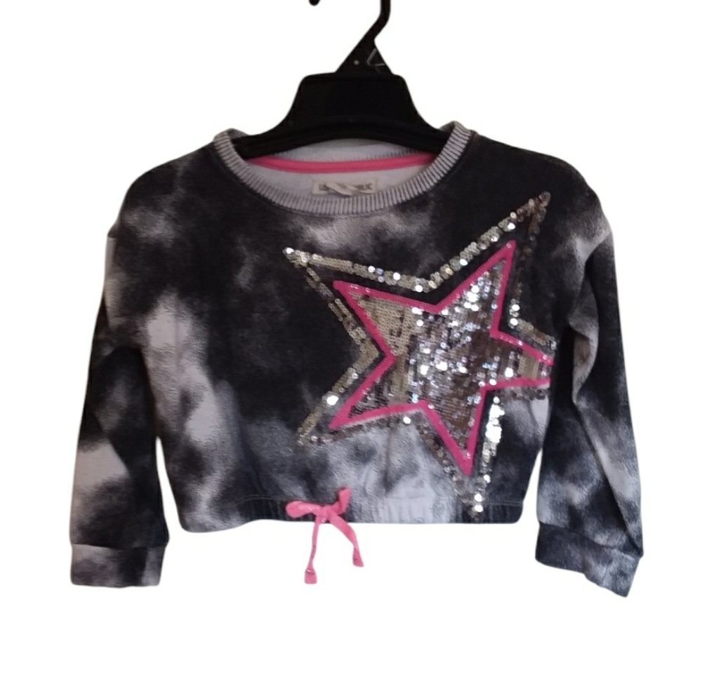 LOVE REPUBLIC Girls Sequin Star Crop Top